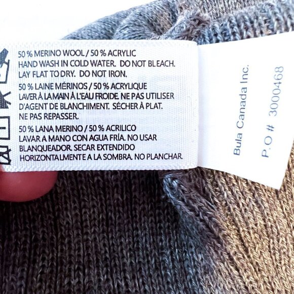 Bula Unisex Merino Wool Blend Beanie Gray/Grey - Picture 6 of 8